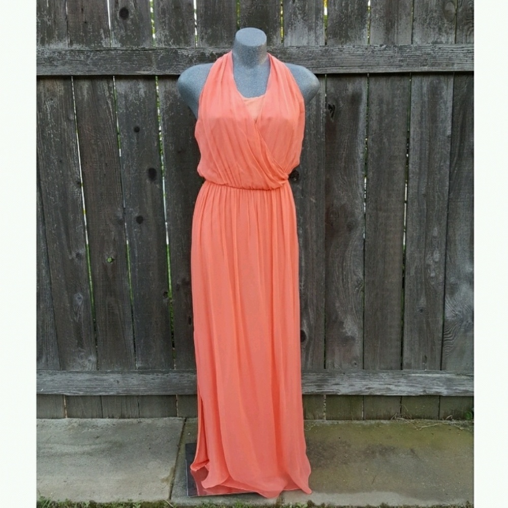 Orange Maxi Dress Alice + Olivia Size Large